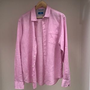 Linen Long Sleeve Shirt by Toscano